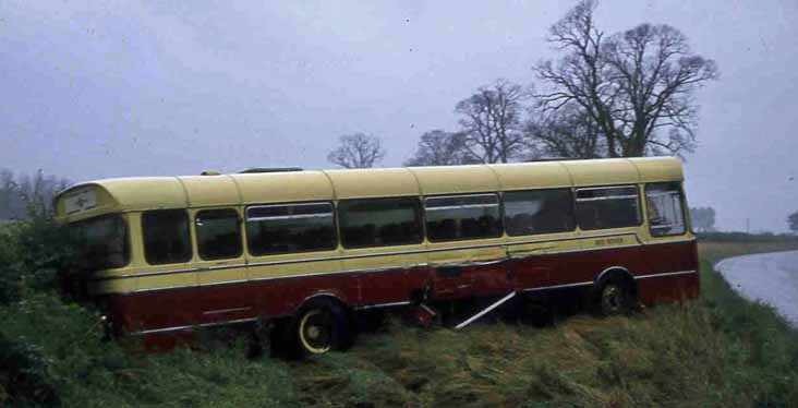 Red Rover AEC Reliance Plaxton Derwent Westcott accident